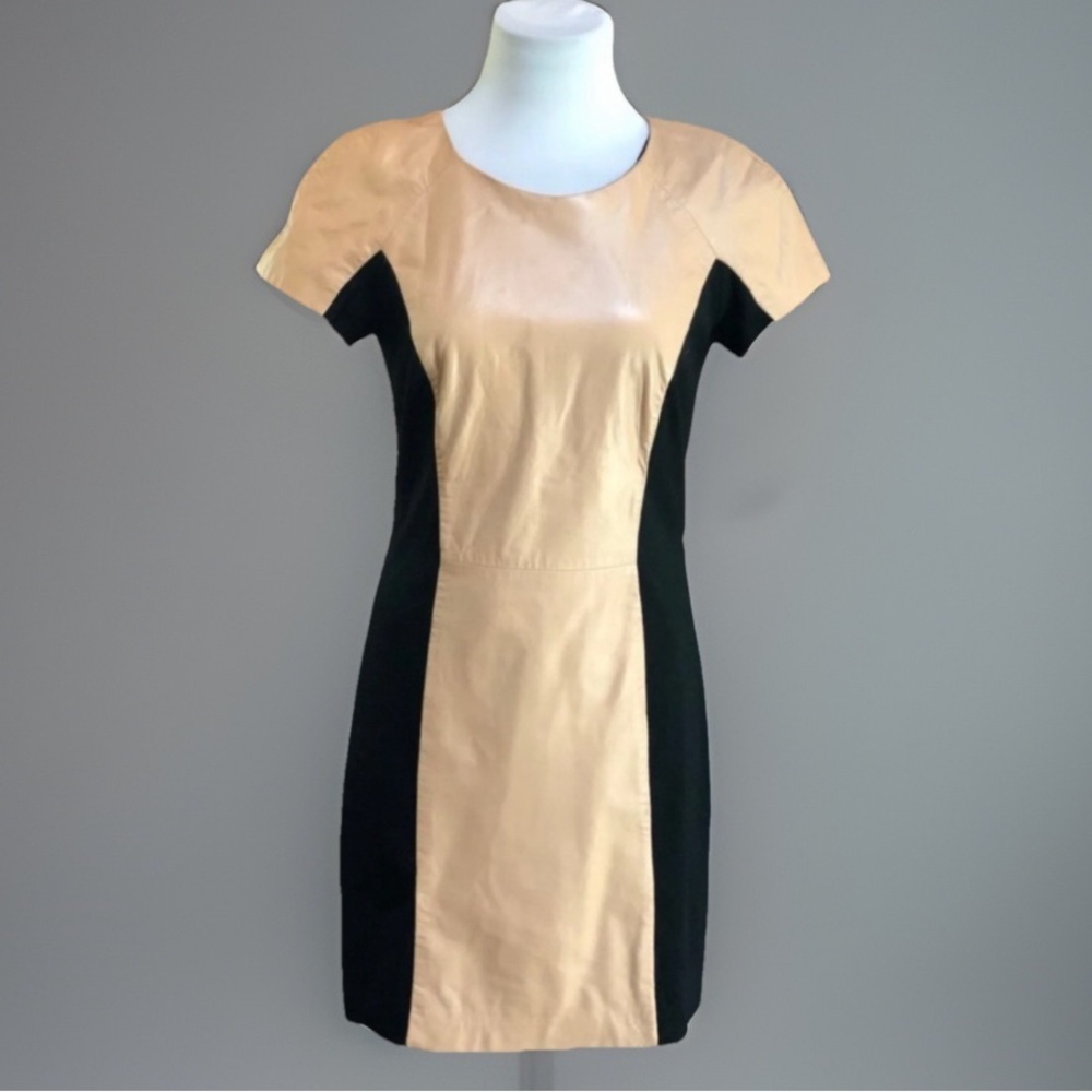 VAKKO New York Faux Leather Dress